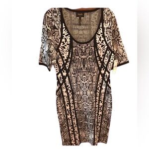 LAUNDRY knit DRESS Size MEDIUM (short sleeves; not sleeveless)